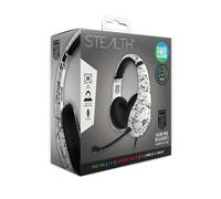 STEALTH Conqueror Cuffie da gaming digitali bianco camo, multipiattaforma compatibile con XBox One, Serie S/X, PS4/5, Switch, PC, cellulari e tablet, pieghevole con potenti altoparlanti da 40 mm, jack da 3,5 mm