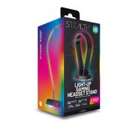 STEALTH LED Light Up Gaming Headset Stand in Black for PS4, (Sony Playstation 5)