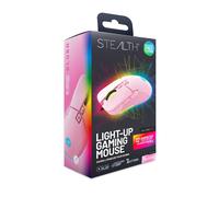 STEALTH Pastel Pink LED Light-Up 7-Button Gaming Mouse - Compatible with Gaming