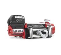 Stealth Winches V2 13500lb Wireless Recovery Budget Argano elettrico ad alta potenza, ingranaggi in acciaio, solenoide sigillato per impieghi gravosi, 2 telecomandi wireless, 12 Volt - Corda d'acciaio