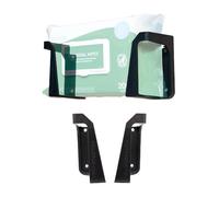 StealthMounts Porta salviettine - 1 confezione da parete dispenser per salviette e rack di stoccaggio per officina, garage e stazioni di pulizia - Prodotto nel Regno Unito