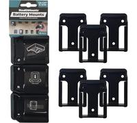 StealthMounts Supporto batteria compatibile con Makita 12V CXT (confezione da 6) - Nero | Supporti batteria StealthMounts | Prodotto nel Regno Unito
