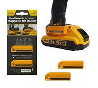 StealthMounts - Supporto magnetico per punte DeWalt, confezione da 2, colore: Giallo