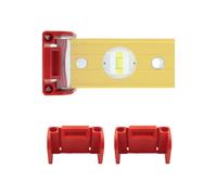 StealthMounts Supporto universale per livella | Supporti di bloccaggio per livelle | Adatto a tutte le marche | Staffe per attrezzi per camion o officina | Prodotto nel Regno Unito (rosso)
