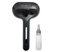 Steam Brush for Cats, Pet Spray Comb, Rechargeable Deshedding Tool with Water Mist Function, Ergonomic Hair Removal & Grooming Brush, Gentle Massage for Shower and Home Use, Black