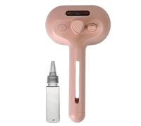 Steam Brush for Cats, Pet Spray Comb, Rechargeable Deshedding Tool with Water Mist Function, Ergonomic Hair Removal & Grooming Brush, Gentle Massage for Shower and Home Use, Pink