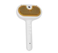 Steam Cat Brush - Self Cleaning Shedding Comb, Detangling Grooming Tool, Soft Massage Bristles, Convenient Maintenance, Premium Pet Care Necessary, Cat Kitten Indoor Home Shower Trip 20 x 11,5 x 8 cm