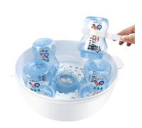 Steam Cleaner for Bottles, Microwave Cleaner for Baby, High Temperature Resistant Pacifier Draining Holder, Breastfeeding Storage Steamer for Cups, Teats, Accessories, Kitchen, Home