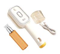 Steam Hair - Electric Styling Brush, Massage Comb With Oil Measuring | Cup And Ceramic Heating Technology, Anti Frizz Straightening Tool | Portable Hair Care Accessory For Home Salon Travel