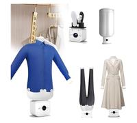 Steam Iron, Hands-Free Automatic Ironing Machine, Time Temperature Adjustable, Built-in Aromatherapy Tank, for Shirts, Pants, Shoes