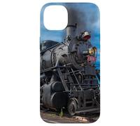 Steam Locomotive Train Vintage Railfan Custodia per iPhone 14 Plus