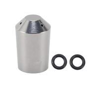 Steam Nozzle, Beccuccio for macchina da caffè, beccuccio for schiuma di latte in acciaio inox, punta di ricambio for lancia vapore, compatibile con Rancilio, Coffee Machine Accessory(Three Hole)