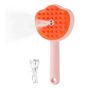 Steam Pet Grooming Brush, Fine Spray Massage Scrubber for Cats and Small Dogs, Interactive Cleaning & De Shedding Tool to Beast Bathing Other Wise Hair Care 6.69x3.35 Inches