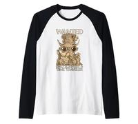 Steam Punk Wanted Mad Scientist And Time Traveler Steampunk Maglia con Maniche Raglan
