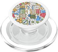 STEAM Squad - Science Technology Ingegneria Arte Matematica PopSockets PopGrip per MagSafe