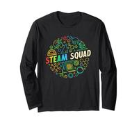 Steam Squad - Scienza, Tech, Ingegneria, Arte e Matematica Maglia a Manica