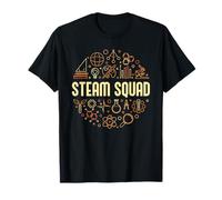 Steam Squad - Scienza, Tech, Ingegneria, Arte e Matematica Maglietta