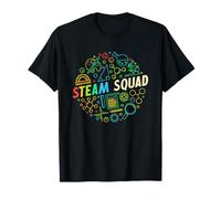 Steam Squad - Scienza, Tech, Ingegneria, Arte e Matematica Maglietta