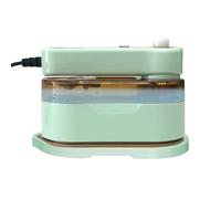 Steam Steam Gladden - Trip Di Ferro A Vapore Con Di 180 ° Per Il Percorso E La Casa | Mini Levigatura A 37W 150 Ml Di Vapore Portatile Verde Compatto Formato Ferro Per Camicie Blu