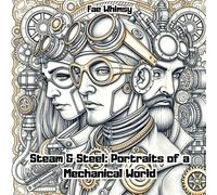 Steam & Steel: Portraits of a Mechanical World: Intricate Steampunk Portraits to Color and Relax, Free Time,