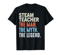 Steam Teacher Man The Myth The Legend - Giornata dell'apprezzamento Maglietta