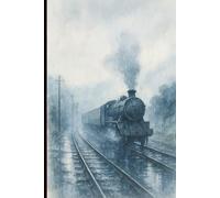 Steam Train Journal: A Relaxing Rail Journey on the Cover