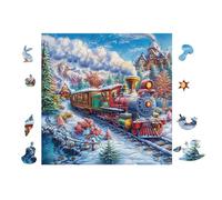 Steam Train Puzzle 100 Pezzi Per Regalo Di Pasqua Cartone Spesso Per Bambini Attività Educativa Per Tutta La Famiglia Con Confezione Regalo Qualità Garantita 28x28cm