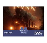 Steam Train Puzzle 1000 Pezzi Per Adulti Idea Regalo Uomo E Donna Immagine Dipinta, Intrattenimento Creativo Puzzle Classico Per Adulti E Bambini Dai 14 Anni70x50cm/1000pcs