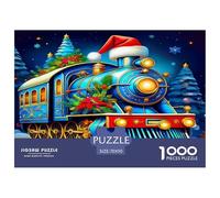 Steam Train Puzzle Da 1000 Pezzi Per Amanti Della Scienza:Absolutely Stunning Esplora Mondi Scientifici E Esercita La Ragione!