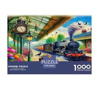 Steam Train Puzzle Da 1000 Pezzi Per Coppie Giovani: Costruite Complicità Attraverso Un Passatempo Condiviso!
