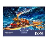 Steam Train Puzzle Da 1000 Pezzi Per Famiglie Che Amano Il Divertimento:Absolutely Stunning Risate E Impegno in Un Solo Prodotto!
