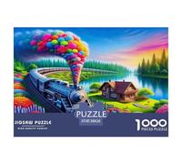 Steam Train Puzzle Da 1000 Pezzi Per Famiglie Numerose: Un Progetto Comune Che Unisce Tutti!
