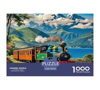 Steam Train Puzzle Giochi Educativo 1000 Elementi Classici Dream Journey Puzzle Decorazione Perfetta Giochi-rompicapo Per Adulti E Ragazzi 70x50cm/1000pcs
