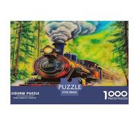Steam Train Puzzle Intrattenimento Creativo 1000 Pezzi Giochi Dream Journey Puzzle Relax Sfide Divertenti Decorazione Perfetta Per Uomini E Donne 38x26cm/1000pcs