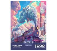 Steam Train Puzzle Per Adulti 1000 Pezzi - Famigliare, Team, Pensiero 70x50cm/1000pcs