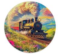 Steam Train Puzzles Giocattoli Sfida Regalo 1000 Pezzi Classici Dream Journey Puzzle Decora La Casa Sfide Divertenti Per Adulti E Bambini Da 12 Anni 1000pcs (67.5x67.5cm)