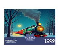 Steam Train Puzzles Giochi Educativo 1000 Elementi Dream Journey Puzzle Relax Decorazione Perfetta Giochi-rompicapo Per Adulti E Ragazzi 38x26cm/1000pcs