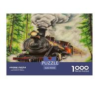 Steam Train Puzzles Giochi Educativo 1000 Pezzi Dream Journey Puzzle Di Cartone Decorazione Perfetta Sfide Divertenti Per Adulti E Bambini Da 12 Anni 70x50cm/1000pcs