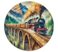 Steam Train Puzzles Intrattenimento Creativo 1000 Elementi Giochi Dream Journey Puzzle Relax Decora La Casa Giochi-rompicapo Per Adulti E Bambini 1000pcs (67.5x67.5cm)
