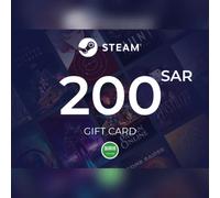 Steam Wallet Gift Card 200 SAR Key - SAUDI ARABIA