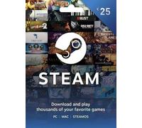 Steam Wallet Gift Card 25 EUR Steam Key ITALY