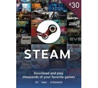 Steam Wallet Gift Card 30 EUR Steam Key EUROPE