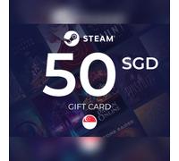 Steam Wallet Gift Card 50 SGD Key - SINGAPORE
