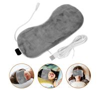 Steam Warm Eye Mask with USB Charging Reusable Soft Crystal Velvet for Sleeping