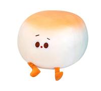 Steamed Bun Plush Toys, Simulation Snack Plush Pillow, 7,87 x 7,87 x 8,66 pollici, Adorable Soft Decorative Doll, Cute Nap Playtime Companion, Ideal for Kids, Girls, Friends, Family, Teens