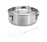 Steamer in acciaio inox - Non stick Rustproof Steaming Cookware | 304 Steel Steamer Insert with Lid | Multifunctional Single Layer Pot For Vegetable Dumpling Salce Food Oatmeal Home Kitchen Camping Tr