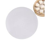 Steamer Paper - Silicone Polyester Cloth 24-28cm | Food Grade Reusable Dim Sum Mesh Liner | Baking Parchment And Air Fryer Mats For Vegetables Rice And Dim Sum Cooking