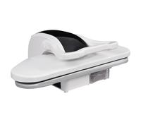 Steamer - Piastra a vapore, 2200 W, con 5 modalità, serbatoio dell'acqua da 1 l, flacone spray e cuscino da stiro, per nylon, lana, cotone, lino, bianco, 66 x 53 x 26 cm
