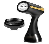 Steamer - Piastra a vapore da viaggio per 20 secondi, riscaldamento rapido, 1500 W, 25 g/min portatile, piccolo e leggero, per casa, ufficio, serbatoio dell'acqua da 300 ml, spegnimento automatico