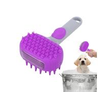 Steaming Cat Brush, Pet Grooming Tool, Doppio Sided Massager, Knot Proof Design, Deep Cleaning Function, Blue, Eccellente per Dog Shedding Season Bathing Kitten Care